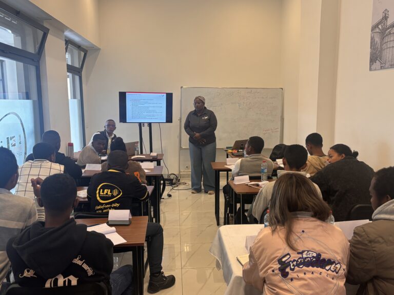 Eve Kamba trains new Field Service Representatives in Madagascar